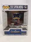 Funko Pop Avengers Assemble: CAPTAIN AMERICA #589 Deluxe Marvel AMAZON EXCLUSIVE