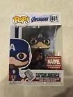 Funko Pop Avengers Captain America Mjolnir #481 Collector Corps Exclusive Marvel