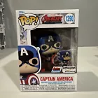 Funko Pop! Avengers: Captain America (with Pin) #1290-Amazon Exclusive BOX GREAT