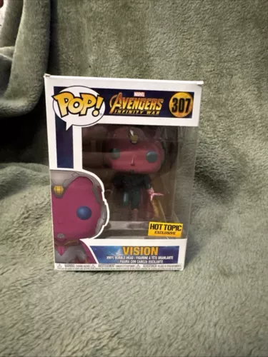 Funko Pop: Avengers Infinity War - Vision #307 (Metallic) Hot Topic Exclusive