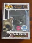 Funko POP! Baby Rocket Flocked #1208 Funko Shop Exclusive Guardians Galaxy NEW