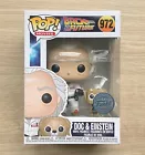 Funko Pop Back To The Future Doc & Einstein #972 + Free Protector