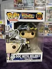Funko Pop! Back to the Future Doc with Helmet #959 w/ Protector