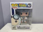 Funko Pop Back to the Future Dr. Emmett Brown #62 Error Box w/Protector