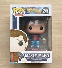Funko Pop Back To The Future Marty McFly On Hoverboard #245 + Free Protector