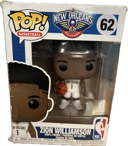 Funko Pop! Basketball NBA New Orleans Pelicans #62 Zion Williamson Vinyl Figure