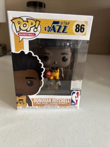 Funko Pop! Basketball: NBA Utah Jazz Donovan Mitchell #86 Vinyl Figure