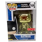 Funko POP Batman #144 Vinyl Figure DC Super Heroes Target Exclusive Gold Chrome