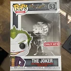 Funko Pop Batman Arkham Asylum Joker 53 Silver Chrome Target Exclusive New