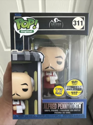 FUNKO POP BATMAN vNFT GLOW N DARK ALFRED PENNYWORTH #311 GRAIL POP 999pcs