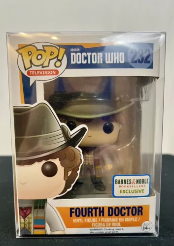 FUNKO POP BBC DOCTOR WHO #232 FOURTH DOCTOR B & N EXCLUSIVE.