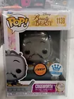 Funko Pop! Beauty and the Beast Cogsworth #1138 (Chase) Funko Shop Mint