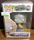 Funko Pop Beetlejuice #1728 As Snake With Protector Hot Topic Exclusive