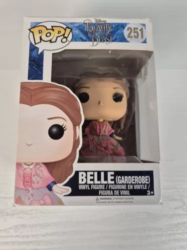 Funko Pop Belle 251 Garderobe Vinyl Figure Collectable Disney Beauty & The Beast