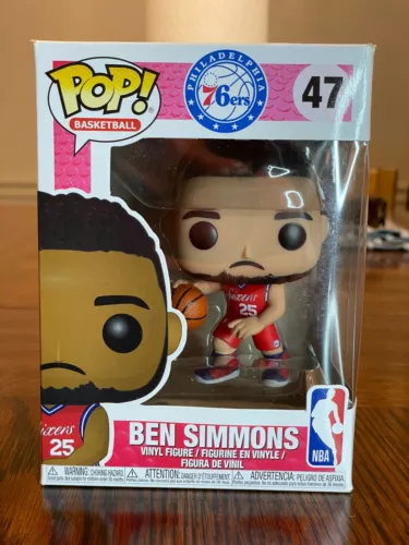 Funko POP! Ben Simmons Philadelphia 76ers NBA Basketball #47