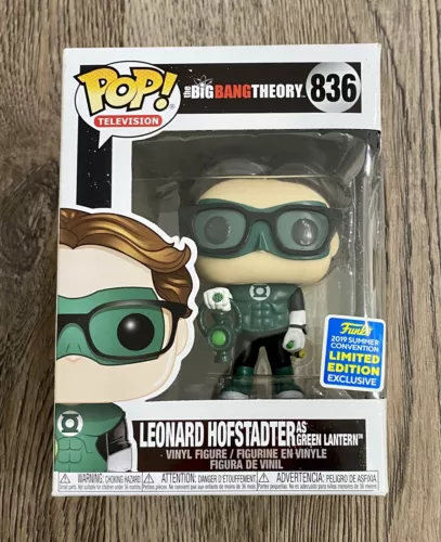 Funko Pop! Big Bang Theory: Leonard Hofstadter As Green Lantern #836 See Photos