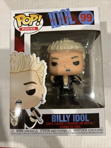 Funko Pop! BILLY IDOL, 99, Rocks, Music, Vinyl, W/ Protector, NEW!