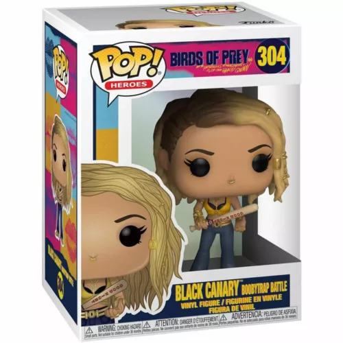 Funko POP! Birds of Prey Vinyl Figure - BLACK CANARY (Boobytrap Battle) #304