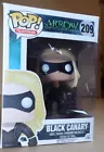 FUNKO POP - BLACK CANARY #209 (ARROW) - VAULTED- BNIB - W/ Protector