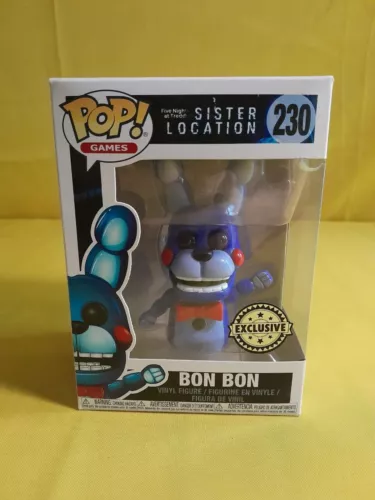 FUNKO POP Bon Bon 230 Exclusive Sister Location Games Vaulted W/PROTECTOR P20