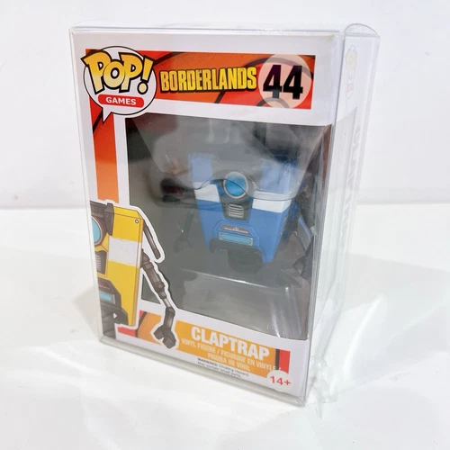 Funko Pop! Borderlands - Claptrap (Blue) #44 With Pop Protector Free UK Delivery