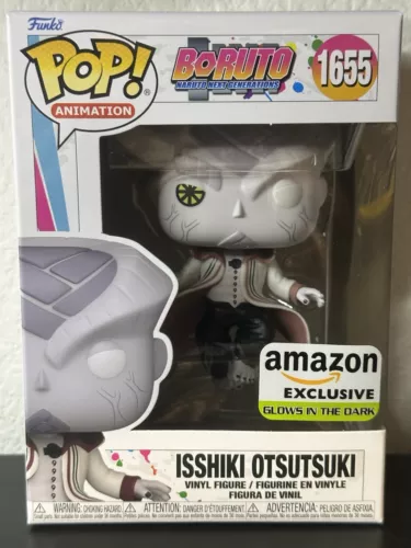 Funko Pop: Boruto: Isshiki Otsutsuki #1655  Amazon GITD with Premium Protector
