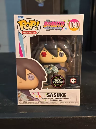 Funko Pop! Boruto: Sasuke 1040 Glow  Chase Chalice Collectibles Exclusive