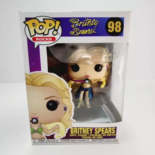FUNKO Pop! Britney Spears Slave 4U Vinyl Figure #98 - C03 W/Protector