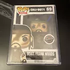 Funko Pop  Call of Duty MSGT Frank Woods No Mud) #69 GameStop Protector Ship NOW
