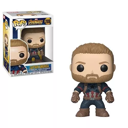 Funko Pop! CAPTAIN AMERICA #288 Marvel Infinity War Figure NEW & IN UK NOW