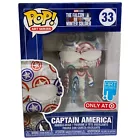 Funko POP Captain America #33 Bobblehead Art Series Target Exclusive New
