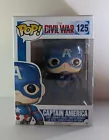 FUNKO POP! Captain America Captain America Civil War #125 New