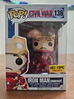 Funko Pop Captain America Civil War Iron Man Unmasked #136 (Hot Topic Exclusive)