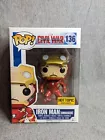FUNKO POP CAPTAIN IRON MAN UNMASKED HOT TOPIC EXCLUSIVE # 136