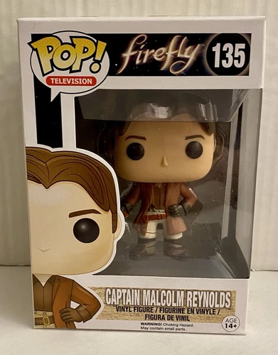 Funko Pop!-Captain Malcolm Reynolds-Firefly-#135-Vaulted-2014