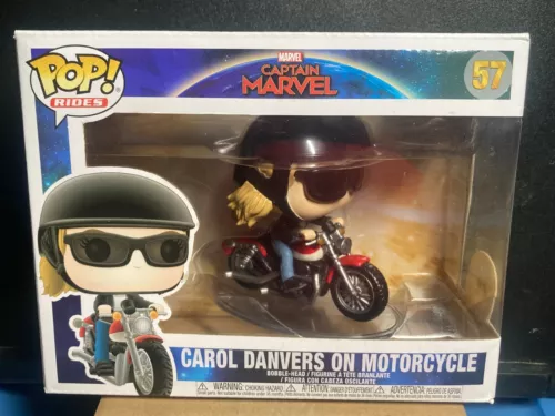 Funko POP Captain Marvel 57 Carol Danvers on Motorcycle