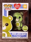 Funko Pop Care Bears Good Luck Bear 355 2018 Spring Convention Exclusive Flocked