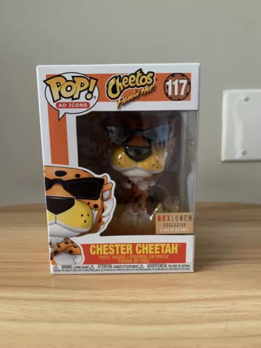 FunKo POP! Cheetos Chester Cheetah #117 Flamin’ Hot GITD BoxLunch Exclusive