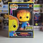 Funko Pop! Child's Play Chucky Blacklight EE Exclusive #315 And Pop Protector