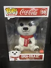 FUNKO POP ! COCA-COLA POLAR BEAR 59 GAMESTOP EXCLUSIVE POP AD ICONS 10" LA1