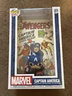 Funko Pop! Comic Book Cover with Case: Marvel - Captain America #27