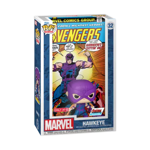 Funko Pop! Comic Book Cover with Case: Marvel - Hawkeye - Target (Exclusive) #32