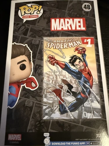 Funko Pop! Comic Book Cover with Case: Marvel - Spider-Man #48