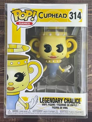 Funko POP! - Cuphead: Legendary Chalice #314 - NIB w/ Protective Case