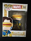 Funko Pop Cyclops Vinyl Figure #58 X-Men Marvel Comics 2014