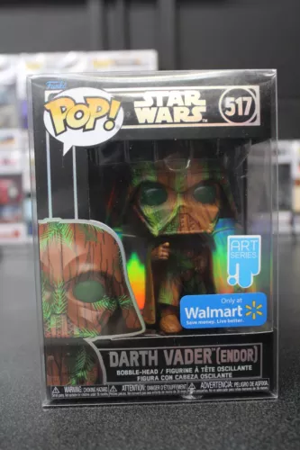 Funko Pop Darth Vader Endor #517 Star Wars Art Series Vinyl Figure Walmart Excl