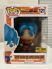 Funko Pop DBZ Dragon Ball Super Saiyan God Super Saiyan Goku Hot Topic #121 Exc