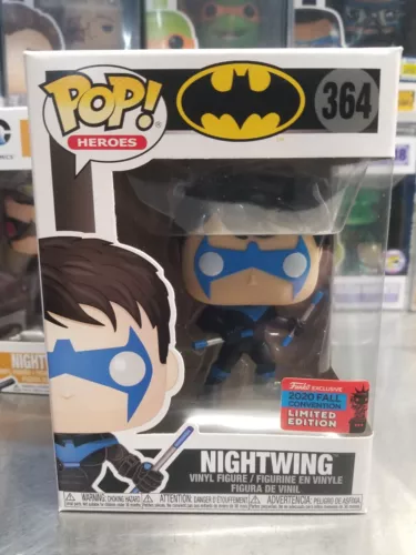 Funko Pop! DC Batman: Nightwing #364 Fall Convention 2020 Exclusive W/Protector