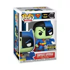 Funko POP! DC Comics Composite Superman Batman Exclusive Figure #468 + Protector