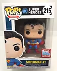 Funko Pop! DC Heroes #215 Superman #1 Fall Convention Exclusive Vaulted 2017